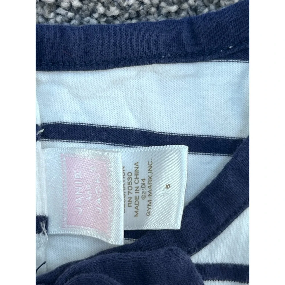 Lot of 4 pieces size 5 Janie and Jack girls Pants and shirts‎